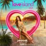 Love Island USA Season 8 promotional poster featuring host Ariana Madix